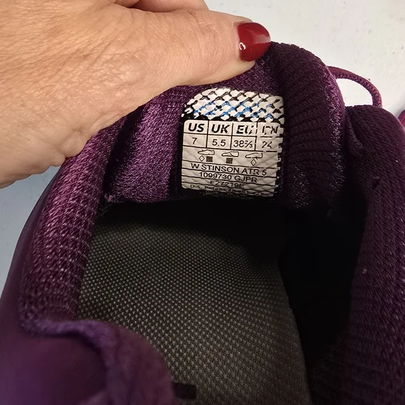 HOKA Stinson ATR 5 Trail-Running Shoes Women's 7 Purple Outdoor Gorpcore - Picture 9 of 10